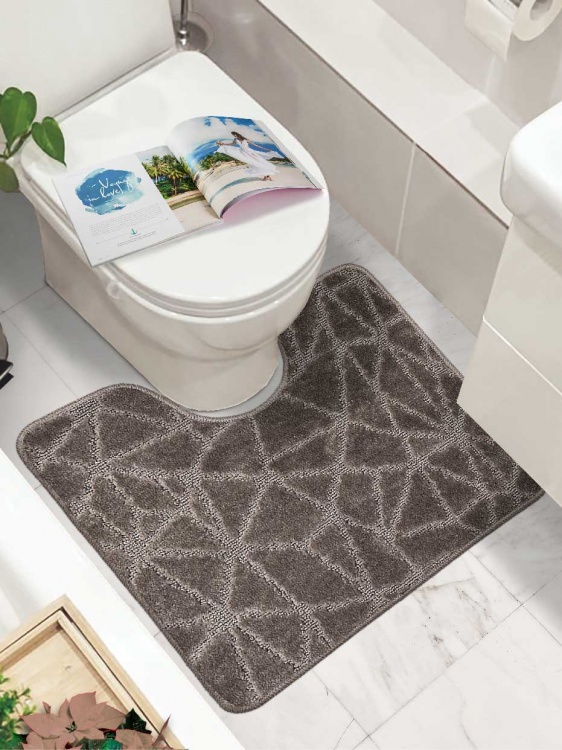 Коврик SHAHINTEX РР 60*50 001 мокко 80 S - 3