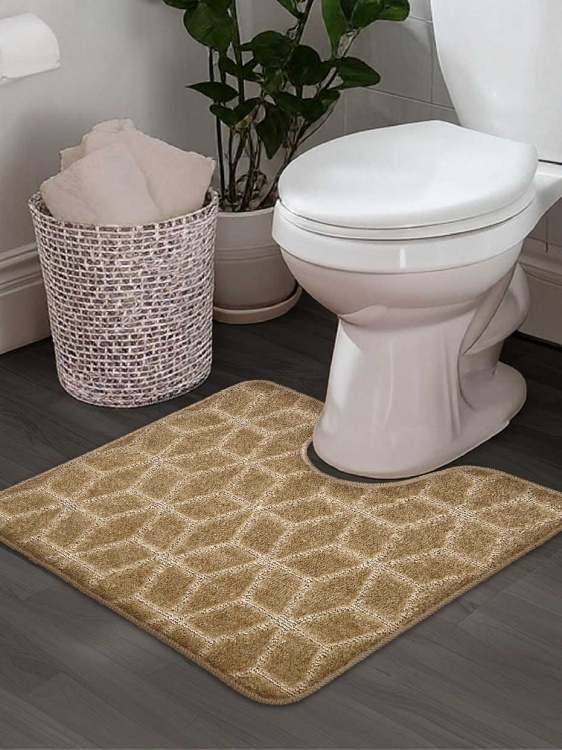 Коврик SHAHINTEX РР 60*50 002 кофе с молоком 55 S - 3