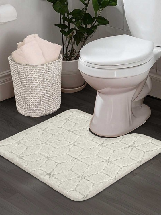 Коврик SHAHINTEX РР 60*50 002 кремовый 3 S - 3