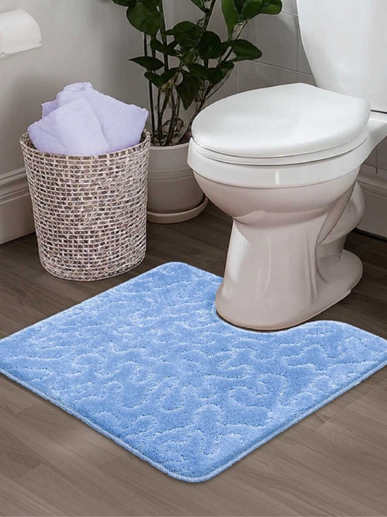 Коврик SHAHINTEX РР 60*50 003 голубой 11 S - 2