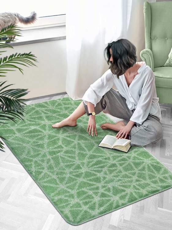 Коврик SHAHINTEX РР 100х150 001 зеленый чай 79 S - 4