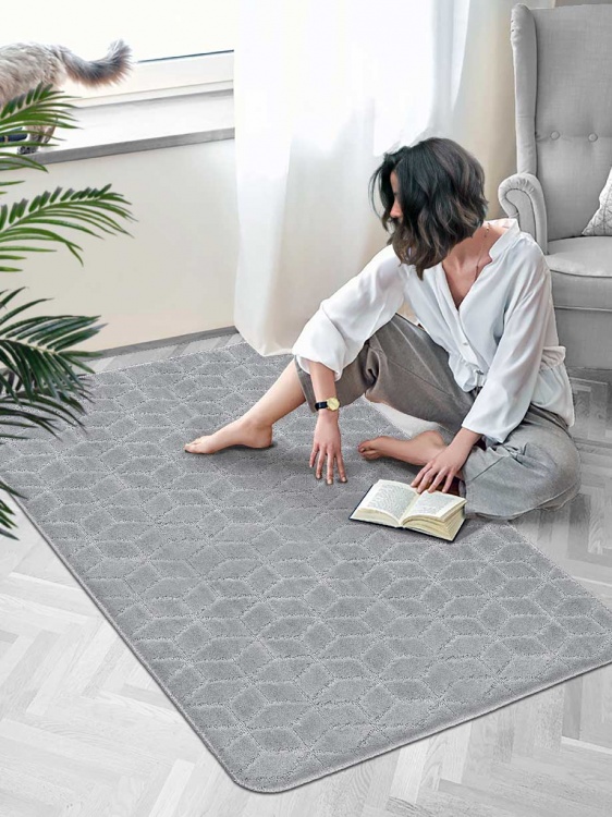 Коврик SHAHINTEX РР 100х150 002 серый 50 S - 3