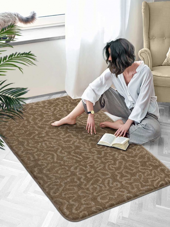 Коврик SHAHINTEX РР 100х150 003 кофе  с молоком 55 S - 3